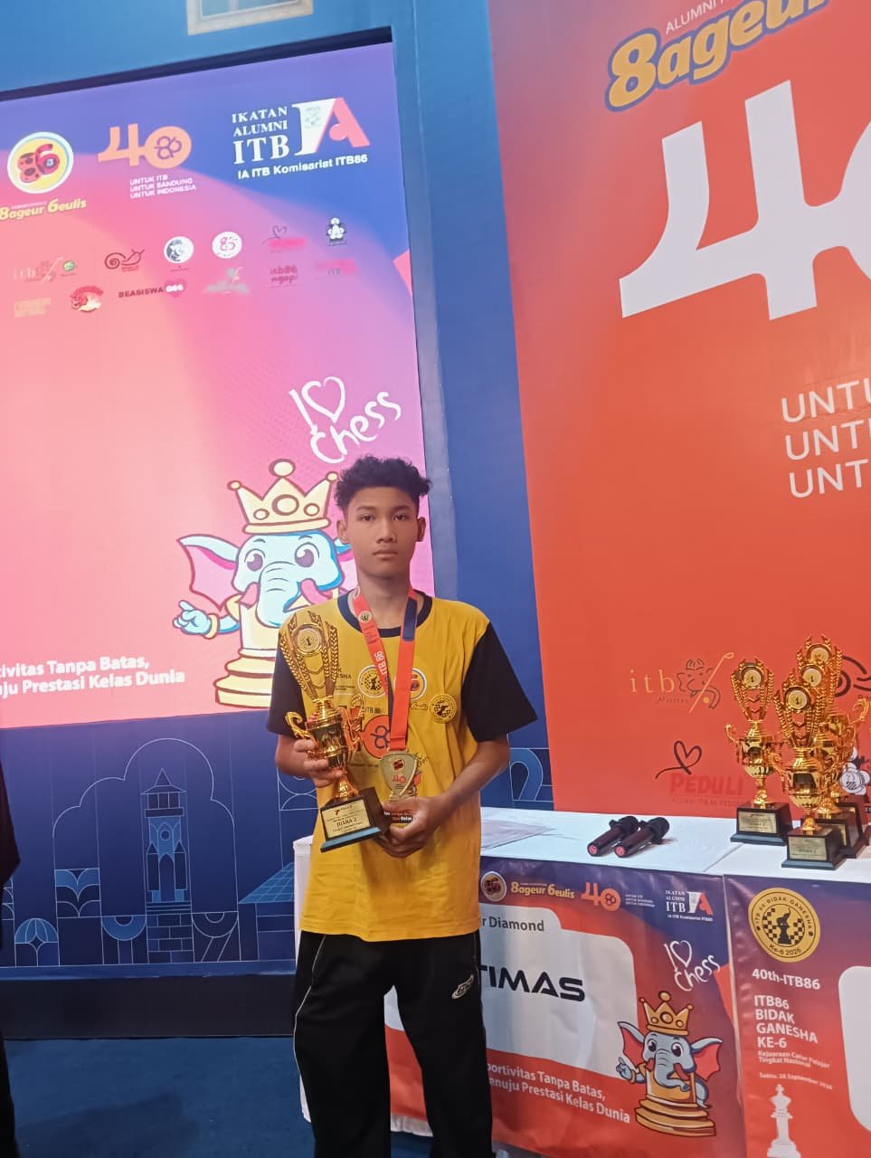Tembus 8 Besar Kejurnas Catur ITB, Akhsan Thoriqul Akbar Buktikan Prestasi Kelas Nasional