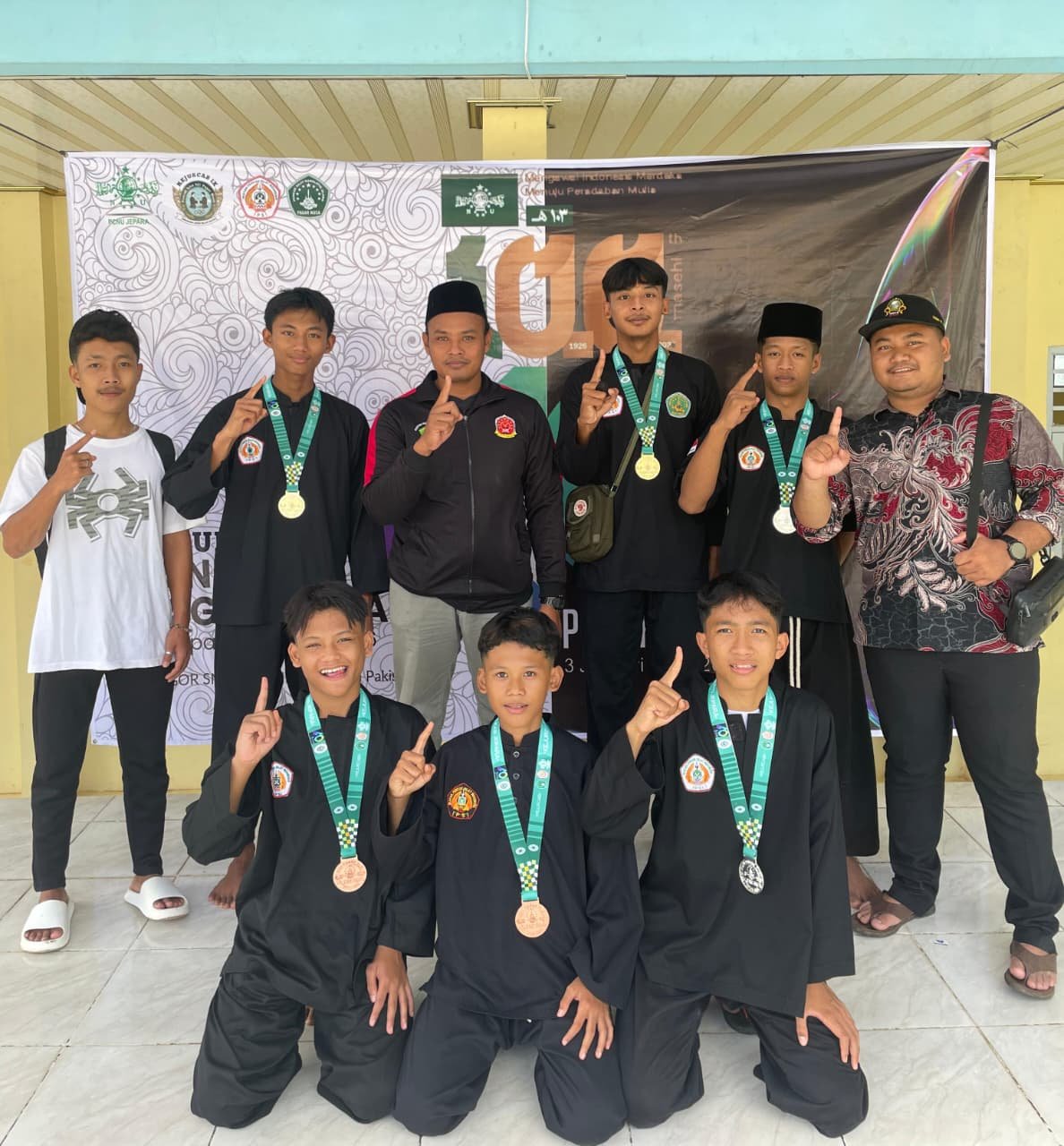 Gambar ​Sabet 7 Medali, MTs-MA NU Nahdlatul Fata Petekeyan Siap Kirim Delegasi ke Kejurda Pencak Silat di Cilacap